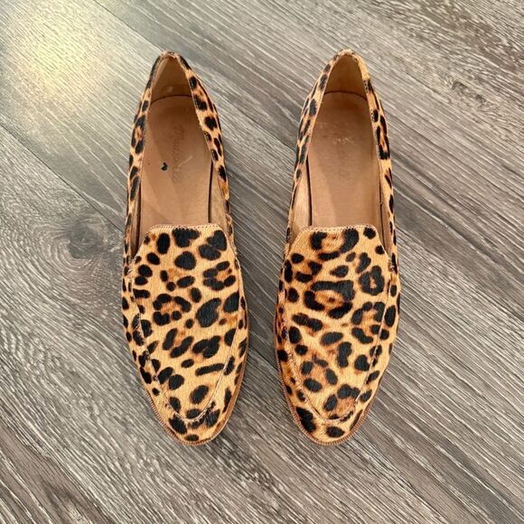 Madewell Frances Leopard Calf Hair  Loafer - Picture 2 of 6